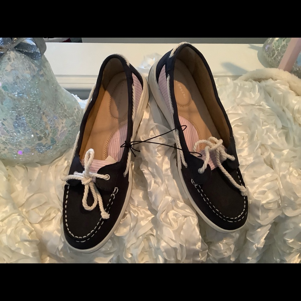 Falls creek navy boat shoe